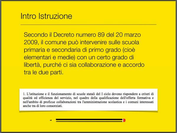 si parte con l'istruzione, Giorgio inizia spiegando che il decreto 89/2009 regolamento comune e scuola #opendalmine http://t.co/YgmZCd4uWz
